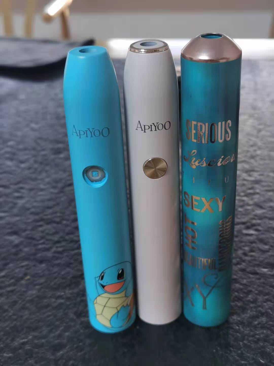 電動(dòng)牙刷印刷水貼噴油燙金鐳雕一站式加工 東莞水轉(zhuǎn)印加工廠